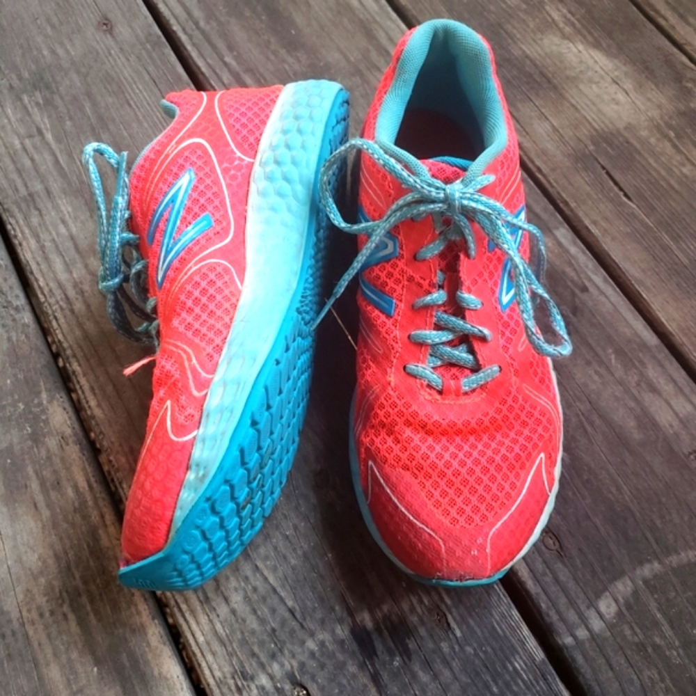 New Balance sneakers fresh foam 980 pink and blue women's size 6